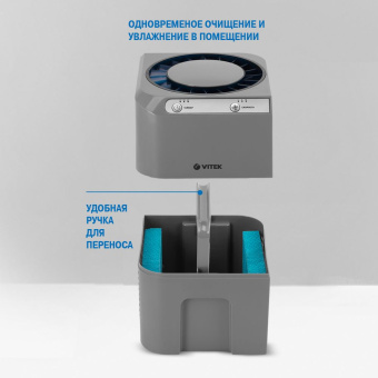 Мойка воздуха Vitek 8556-VT-01 25Вт серый - купить недорого с доставкой в интернет-магазине