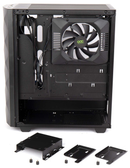 Корпус Hiper DCB черный без БП ATX 5x120mm 5x140mm 1xUSB2.0 1xUSB3.0 audio bott PSU - купить недорого с доставкой в интернет-магазине