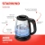 Чайник электрический Starwind SKS3036 1.7л. 2200Вт черный корпус: стекло - цена, купить или заказать с доставкой в интернет-магазине Чайник электрический Starwind SKS3036 1.7л. 2200Вт черный корпус: стекло - купить недорого с доставкой в интернет-магазине