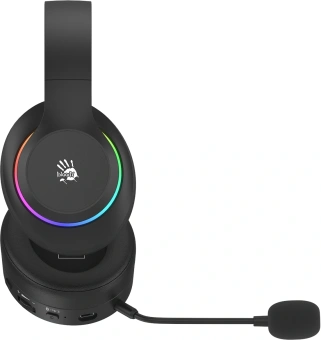 Наушники с микрофоном A4Tech Bloody GR520 черный мониторные BT/Radio оголовье - купить недорого с доставкой в интернет-магазине