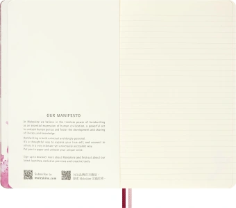 Блокнот Moleskine LIMITED EDITION САКУРА LESU09QP060BOX Large 130х210мм обложка текстиль 176стр. линейка твердая обложка подар.кор. розовый 2026 - купить недорого с доставкой в интернет-магазине