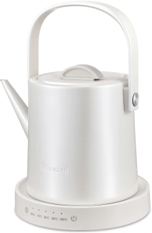 Чайник электрический Rondell RDE-WK804 1л. 1200Вт жемчужный корпус: металл - купить недорого с доставкой в интернет-магазине