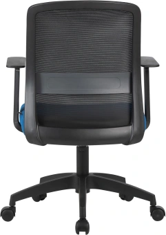 Кресло Cactus CS-MC333 черный сиденье темно-синий сетка/ткань низк.спин. крестов. пластик пластик черный - купить недорого с доставкой в интернет-магазине