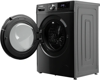 Стиральная машина Hyundai WFD9403 класс: B загр.фронтальная макс.:10кг (с сушкой) темно-серый инвертор - купить недорого с доставкой в интернет-магазине