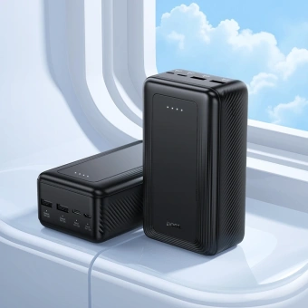 Мобильный аккумулятор Hoco J165B Honey 30000mAh 3A черный (66336) - купить недорого с доставкой в интернет-магазине