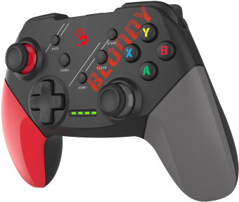 Геймпад A4Tech Bloody GPW50 Sports черный/красный USB Беспроводной виброотдача обратная связь (GPW50 SPORTS RED) - купить недорого с доставкой в интернет-магазине