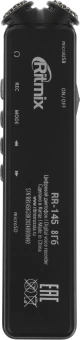 Диктофон Цифровой Ritmix RR-145 8Gb черный - купить недорого с доставкой в интернет-магазине