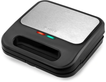 Вафельница Vitek VT-2628 800Вт черный/серебристый - купить недорого с доставкой в интернет-магазине