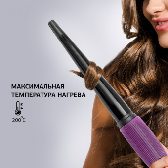 Щипцы Starwind SHE3101 30Вт фиолетовый макс.темп.:200С покрытие:керамическое - купить недорого с доставкой в интернет-магазине
