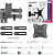 Кронштейн для телевизора Kromax CORBEL-5 черный 15"-42" макс.25кг настенный поворот и наклон