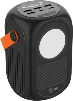 Мобильный аккумулятор Cactus CS-PBFSUD-60000 60000mAh 80W 4.5A черный - купить недорого с доставкой в интернет-магазине