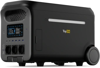 Электростанция портативная TopON Home TOP-H3000 800000mAh 16A QC3.0/PD3.0 6xUSB черный/серый (103711) - купить недорого с доставкой в интернет-магазине