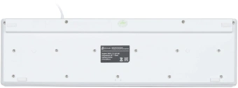 Клавиатура Оклик 500M белый USB slim Multimedia (1061586) кабель 1.5м - купить недорого с доставкой в интернет-магазине