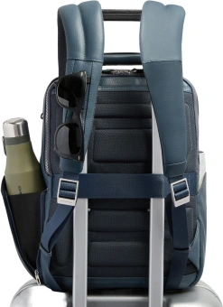 Рюкзак мужской Piquadro Tebe CA7157W144/BLU синий натур.кожа - купить недорого с доставкой в интернет-магазине