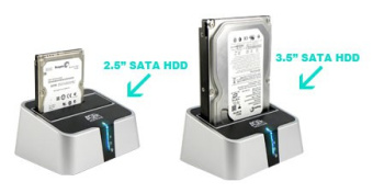 Док-станция для HDD AgeStar 3UBT2 SATA пластик серебристый 1 - купить недорого с доставкой в интернет-магазине