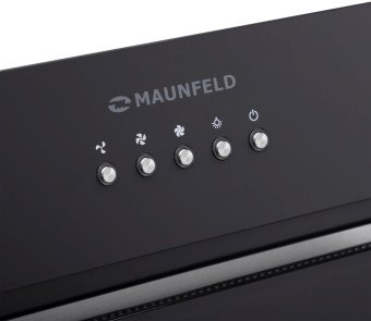 Вытяжка встраиваемая Maunfeld Trapeze 602IG черный управление: кнопочное (1 мотор) - купить недорого с доставкой в интернет-магазине
