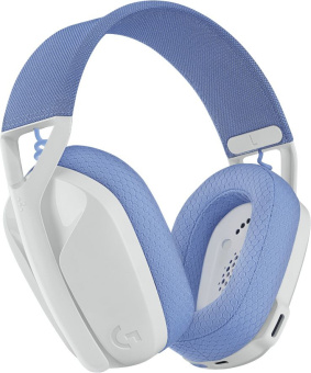 Наушники с микрофоном Logitech G435 белый/синий накладные BT/Radio оголовье (981-001077) - купить недорого с доставкой в интернет-магазине