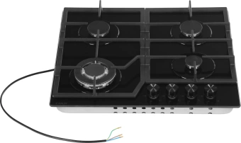 Газовая варочная поверхность Candy CHXG64CWB черный - купить недорого с доставкой в интернет-магазине