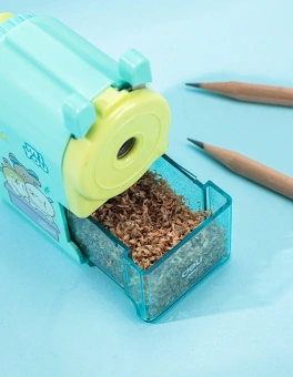 Точилка для карандашей механическая Deli E0641 miYou 1 отверстие пластик ассорти - купить недорого с доставкой в интернет-магазине
