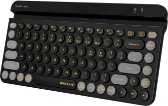 Клавиатура A4Tech FBK30 черный/серый USB беспроводная BT/Radio slim Multimedia (FBK30 BLACKCURRANT) - купить недорого с доставкой в интернет-магазине