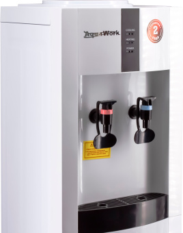 Кулер Aqua Work 16LR напольный компрессорный белый/черный - купить недорого с доставкой в интернет-магазине