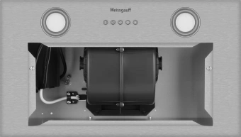 Вытяжка встраиваемая Weissgauff Box 600 PB IX нержавеющая сталь управление: кнопочное (1 мотор) - купить недорого с доставкой в интернет-магазине