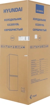 Холодильник Hyundai CC2051SL 2-хкамерн. серебристый - купить недорого с доставкой в интернет-магазине
