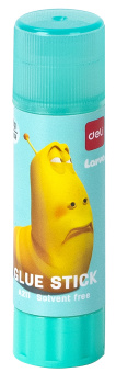 Клей-карандаш Deli Larva EA211 8гр ПВП дисплей картонный детский - купить недорого с доставкой в интернет-магазине