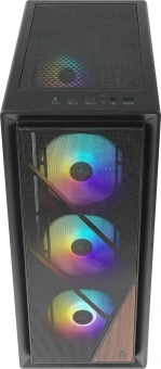 Корпус Azza Forest черный без БП ATX 4x120mm 4x140mm 2xUSB3.0 audio bott PSU - купить недорого с доставкой в интернет-магазине