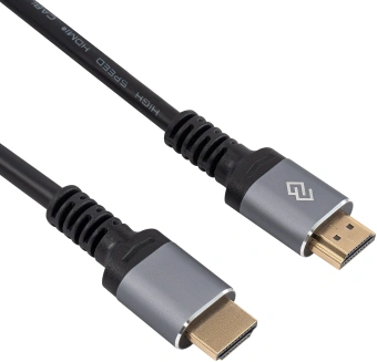 Кабель аудио-видео Digma HDMI (m)/HDMI (m) 2м. позолоч.конт. черный (D-HDMI-V2.0-2M) - купить недорого с доставкой в интернет-магазине
