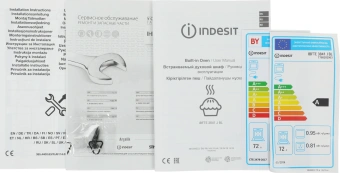 Духовой шкаф Электрический Indesit IBFTE 3841 J BL черный - купить недорого с доставкой в интернет-магазине