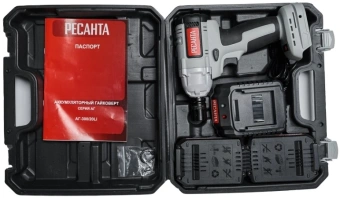 Гайковерт Ресанта АГ-300/20Li аккум. патрон:квад.1/2" (кейс в комплекте) (75/24/3) - купить недорого с доставкой в интернет-магазине