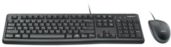 Клавиатура + мышь Logitech MK120 клав:черный мышь:черный/серый USB (920-002589) - купить недорого с доставкой в интернет-магазине
