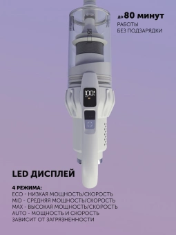 Пылесос Polaris IQ Home PVCS 4070 600Вт белый - купить недорого с доставкой в интернет-магазине