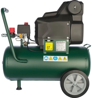 Компрессор поршневой Metabo Basic 250-24 W OF безмасляный 120л/мин 24л 1500Вт - купить недорого с доставкой в интернет-магазине