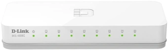 Коммутатор D-Link DES-1008C DES-1008C/F6/E 8x100Мбит/с неуправляемый - купить недорого с доставкой в интернет-магазине
