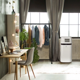 Кондиционер мобильный Electrolux Ice Column EACM-22 JK/N3 белый площ.70м2 - купить недорого с доставкой в интернет-магазине