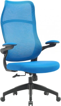 Кресло Cactus CS-MC505-BL темно-синий сиденье темно-синий сетка/ткань крестов. пластик - купить недорого с доставкой в интернет-магазине