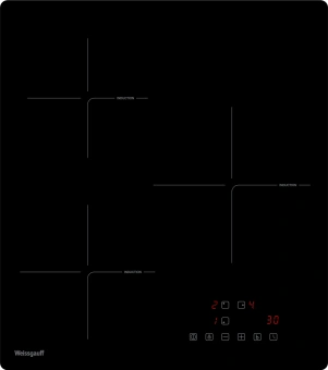 Индукционная варочная поверхность Weissgauff HI 430 BA Cross черный - купить недорого с доставкой в интернет-магазине