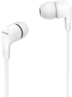 Гарнитура внутриканальные Philips TAE1105WT/00 1.2м белый проводные в ушной раковине - купить недорого с доставкой в интернет-магазине