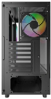 Корпус Montech XR черный без БП ATX 3x120mm 2xUSB3.0 audio bott PSU - купить недорого с доставкой в интернет-магазине