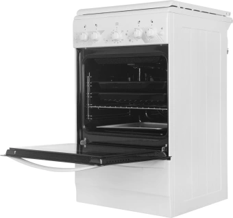Плита Газовая Gefest ПГ 5100-02 0309 белый (металлическая крышка) реш.чугун - купить недорого с доставкой в интернет-магазине