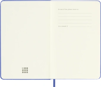 Блокнот Moleskine CLASSIC QP012B42 Pocket 90x140мм 192стр. нелинованный твердая обложка голубая гортензия - купить недорого с доставкой в интернет-магазине