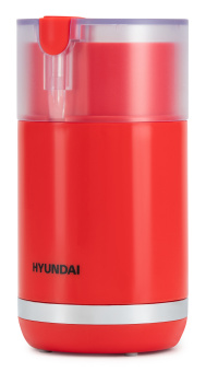 Кофемолка Hyundai HYC-G3272 200Вт сист.помол.:ротац.нож вместим.:70гр красный - купить недорого с доставкой в интернет-магазине