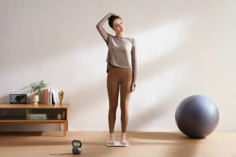 Весы напольные электронные Xiaomi Body Composition Scale S400 макс.150кг белый - купить недорого с доставкой в интернет-магазине