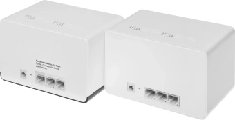 Бесшовный Mesh роутер Mercusys Halo H85X (HALO H85X(2-PACK)) AX3000 10/100/1000/2500BASE-T белый (упак.:2шт) - купить недорого с доставкой в интернет-магазине