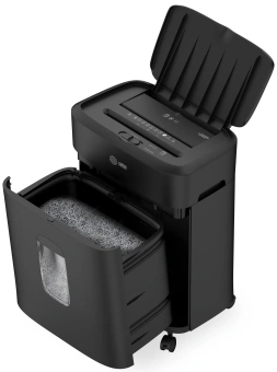Шредер Cactus CS-SH-D4 черный с автоподачей (секр.P-5) фрагменты 60лист. 15лтр. скрепки скобы пл.карты - купить недорого с доставкой в интернет-магазине