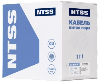 Кабель информационный NTSS NTSS-IN-UUTP4-5E-LSZH-GY кат.5E U/UTP 4 пары 24AWG LSZH внутренний 305м серый - купить недорого с доставкой в интернет-магазине