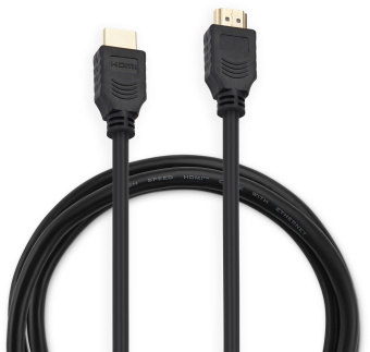 Кабель аудио-видео Buro HDMI 2.0 HDMI (m)/HDMI (m) 1.5м. позолоч.конт. черный (BHP HDMI 2.0) - купить недорого с доставкой в интернет-магазине