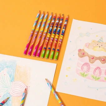 Карандаши цв. Deli EC141 Colorwow 3мм кругл. туба (28шт) 28 карандашей - купить недорого с доставкой в интернет-магазине